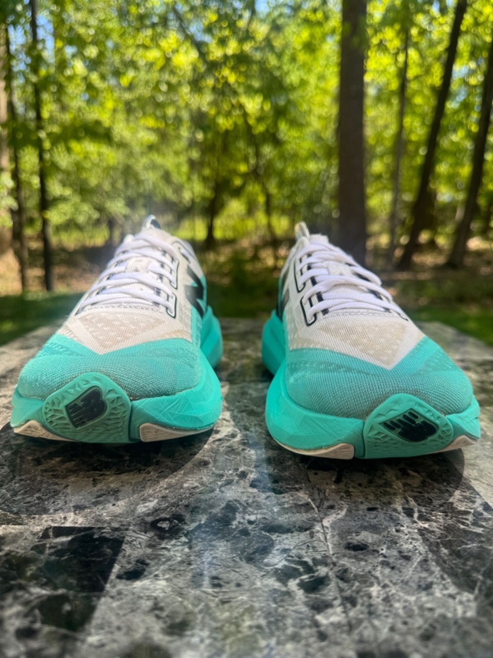 Womens 8.5  Balance FuelCell SuperComp Elite v4 running shoes Cyber/Jade - Picture 5 of 13